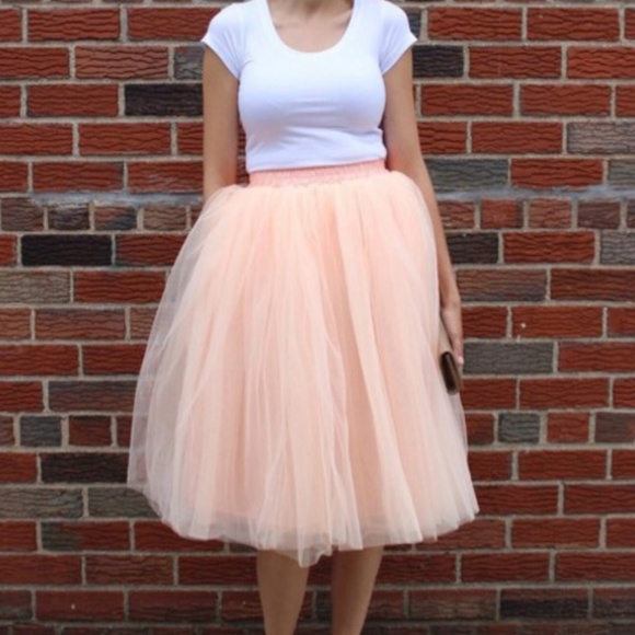HP🆕BLUSH\\ 🔥Tulle Skirt\\ - Picture 4 of 8